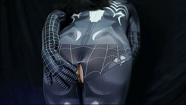 Cewek Montok Berpantat Gede Cosplay Spiderman Digituin Tukang Becak Video Mesum Viral