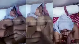 Crotin Muka Si Jilbab Toge, Becek Becek Kena Sperma