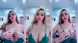 Ichaayu Pamer Toge Di Balik Beha Ijo, Bikin Otak Loe Meleleh.