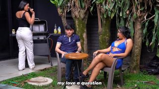 Ssst, Jangan Berisik! – Ibu Tiri Ngewe Pacar Anak Perempuannya Di Belakang – Big Jackson & Lina Henao