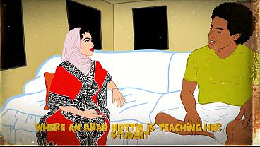 Guru Arab Montok Berisi Ngajarin Murid Trik-trik Baru Yang Bikin Merem Melek