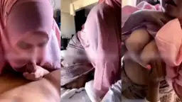Hijab Pink Tobrut Nyepong, Memek Basah Keluar Air Mani