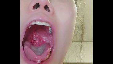 Latihan Lidah • Reflek Muntah • Air Liur • Tenggorokan • Uvula — Ngewe Mulut Sampai Kejang
