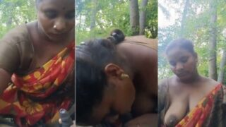 Desi Tamil Cewek Ngasih Blowjob Di Hutan, Bikin Makin Panas